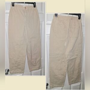 Aritzia Sunday Best Wide Leg Khaki Tan Pants Baggy Skater Grunge Size 4 or 27 W